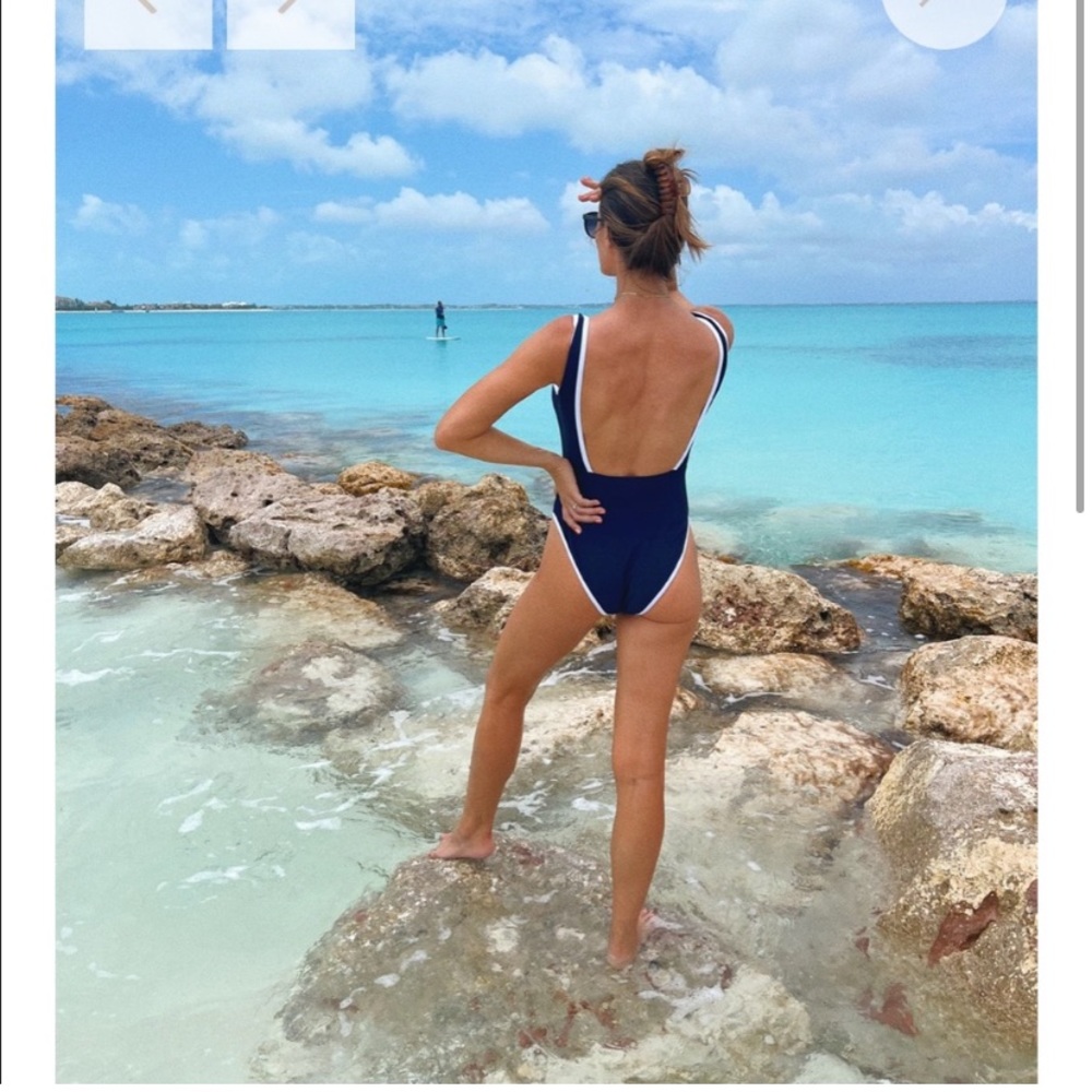 Lain Snow Navy One Piece Swimsuit (never worn)